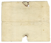 George Washington Franking Signature During the Revolutionary War -- From 22 September 1777 Just Days Before the British Captured Philadelphia